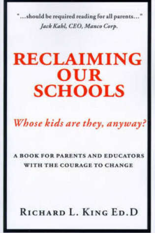 Cover of Reclaiming Our Schools