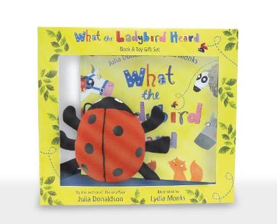 Book cover for What the Ladybird Heard Book and Plush box set