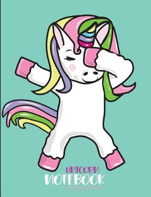 Book cover for Unicorn Notebook Dabbing Mint Edition