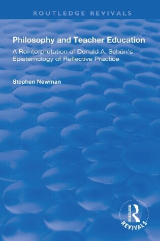 Cover of Philosophy and Teacher Education