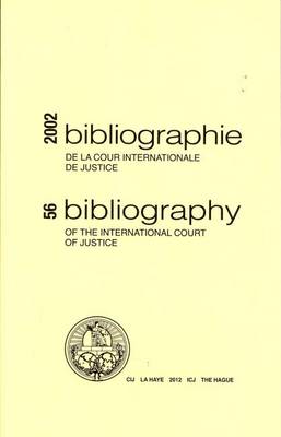 Book cover for International Court of Justice Bibliography