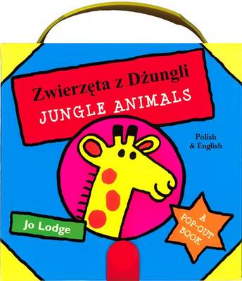 Book cover for Jungle Animals in Polish and English