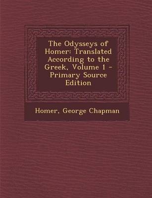 Book cover for The Odysseys of Homer