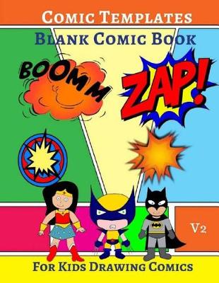 Book cover for Comic Templates Blank Comic Book