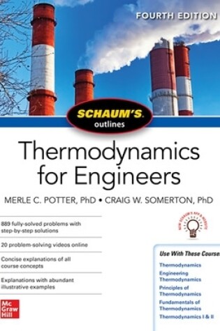 Cover of Schaums Outline of Thermodynamics for Engineers, Fourth Edition