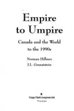 Cover of Empire to Umpire