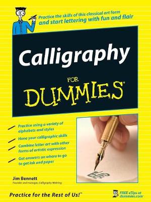 Book cover for Calligraphy For Dummies