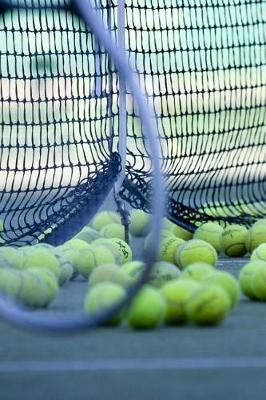 Book cover for Yellow Tennis Balls and Racquet by the Net Sports and Recreation Journal