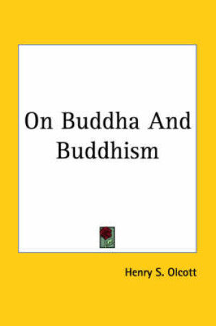 Cover of On Buddha and Buddhism