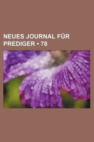 Cover of Neues Journal Fur Prediger (78)