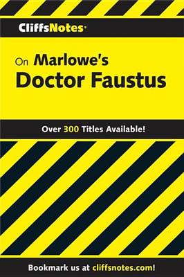 Book cover for Cliffsnotes on Marlowe's Doctor Faustus