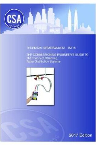 Cover of TM 15 The Theory of Balancing Water Distribution Systems