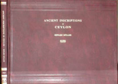 Book cover for Ancient Inscriptions in Ceylon