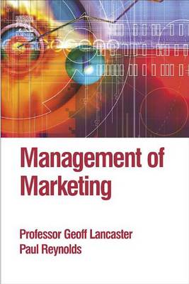 Book cover for Management of Marketing