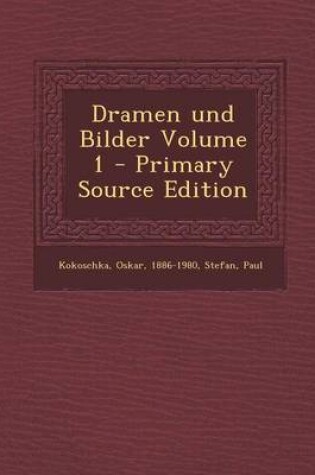 Cover of Dramen Und Bilder Volume 1