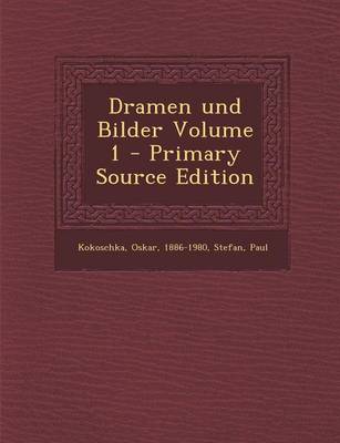 Book cover for Dramen Und Bilder Volume 1