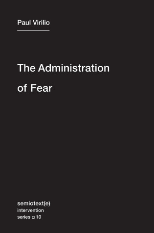 Cover of The Administration of Fear