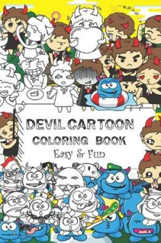Cover of Devil Cartoon Coloring Book