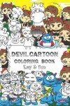 Book cover for Devil Cartoon Coloring Book