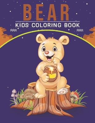 Book cover for Bear Kids Coloring Book