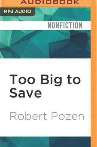 Cover of Too Big to Save