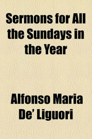 Cover of Sermons for All the Sundays in the Year