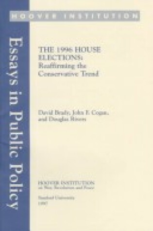 Cover of The 1996 House Elections