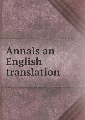 Book cover for Annals an English translation