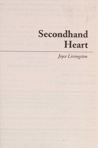 Cover of Second Handheart