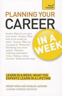 Book cover for Planning Your Career in a Week: Teach Yourself