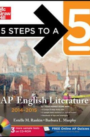 Cover of 5 Steps to a 5 AP English Literature with CD-ROM, 2014-2015 Edition