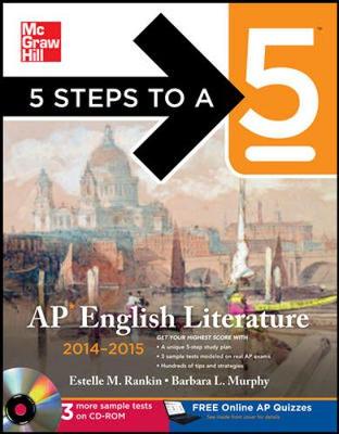 Book cover for 5 Steps to a 5 AP English Literature with CD-ROM, 2014-2015 Edition