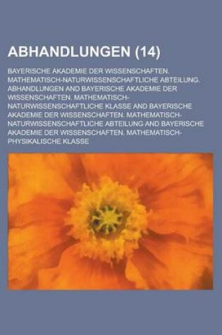 Cover of Abhandlungen (14 )