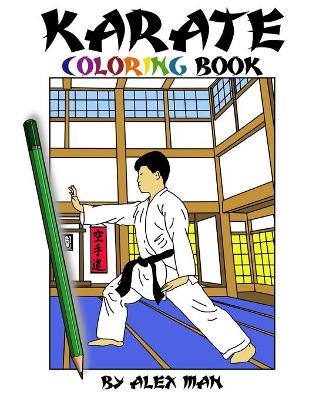 Book cover for Karate Coloring Book