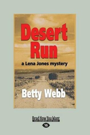 Cover of Desert Run (Lena Jones Mysteries (Paperback))