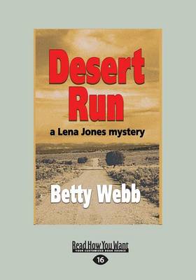 Book cover for Desert Run (Lena Jones Mysteries (Paperback))