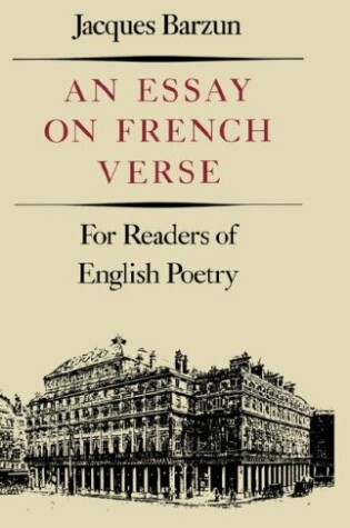 Cover of An Essay on French Verse