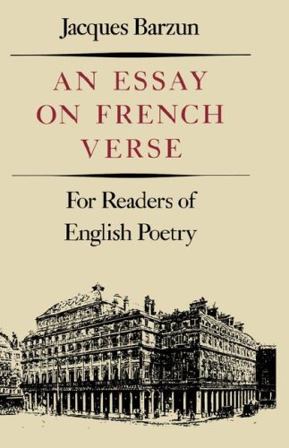 Book cover for An Essay on French Verse