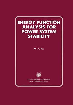 Cover of Energy Function Analysis for Power System Stability