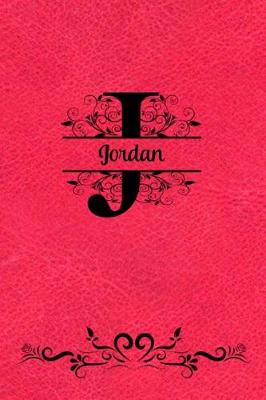 Book cover for Split Letter Personalized Journal - Jordan