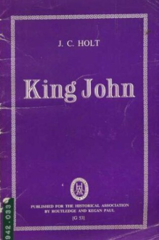 Cover of King John