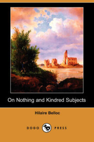Cover of On Nothing and Kindred Subjects (Dodo Press)