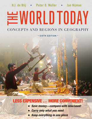 Book cover for The World Today: Concepts and Regions in Geography 6e Binder Ready Version+ WileyPLUS Registration Card