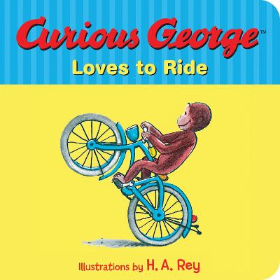 Book cover for Curious George Loves to Ride