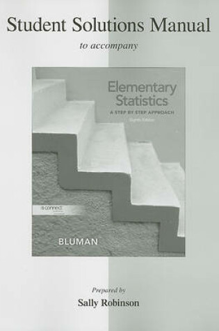 Cover of Student Solutions Manual to Accompany Elementary Statistics