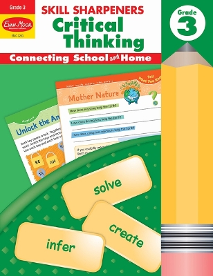 Book cover for Skill Sharpeners: Critical Thinking, Grade 3 Workbook