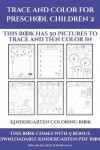 Book cover for Kindergarten Coloring Book (Trace and Color for preschool children 2)