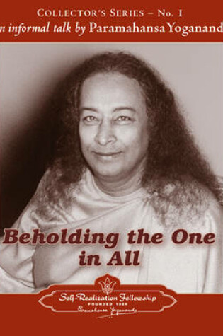 Cover of Beholding the One in All