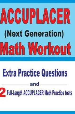 Cover of Accuplacer Math Workout