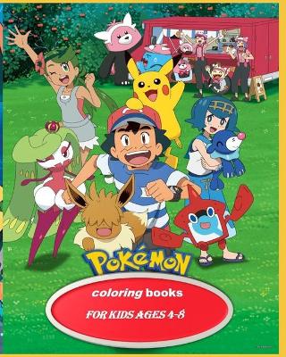 Book cover for pokemon coloring books